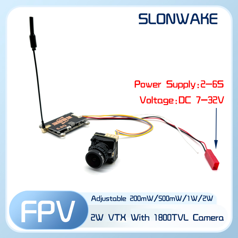 SLONWAKE 5.8G 56CH 2W transmit - Fpv Drone Frame ulasan dan harga